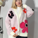 Milk knitted cardigan