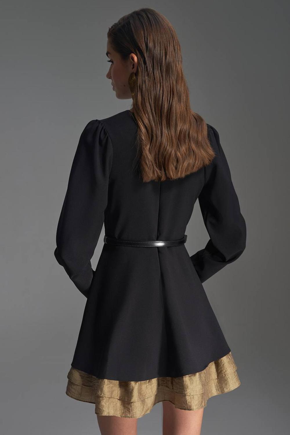 Classic black mini dress