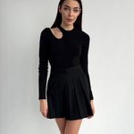 Tennis skirt black M-259