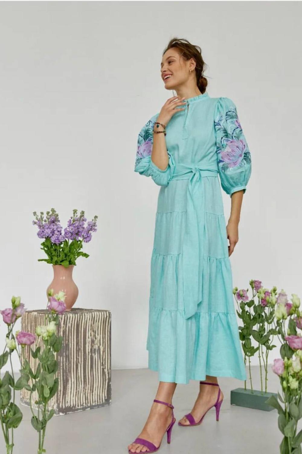 Women's embroidered dress of the author's work