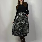 Pleated skirt with silver IMPERIAL stars