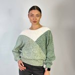 Светр жіночий молочно-зелений RHNU106A