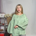 Embroidery for women olive designer