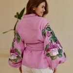 Embroidered Fuchsia EMBROIDERED GEM