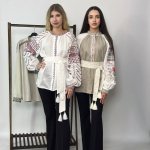 Жіноча біла вишиванка Луганщина(Сватівщина)