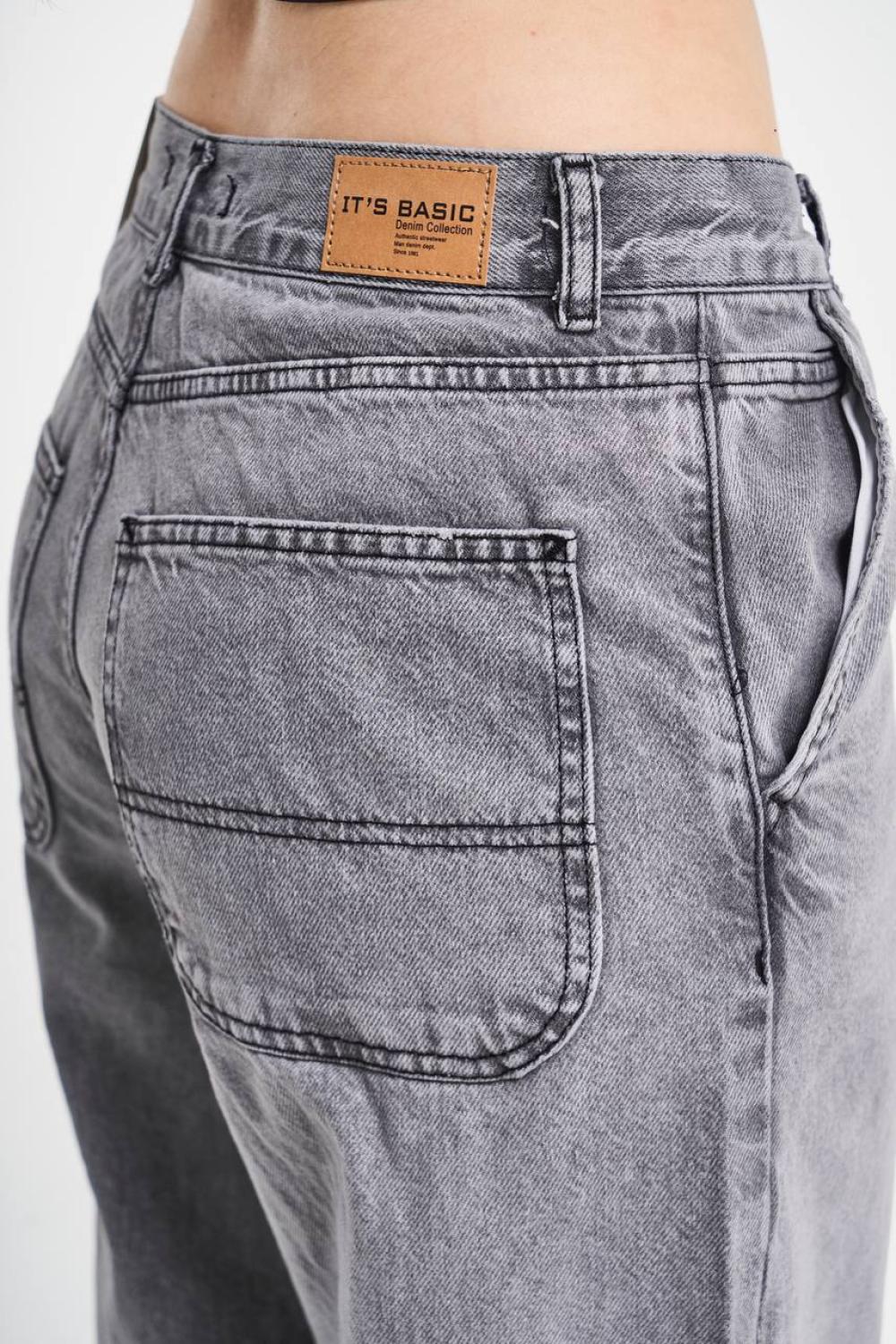 Grey denim Skater