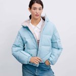 Укорочена блакитна куртка  ALVO-BLEU