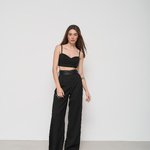 Trousers palazzo black 518 ROY