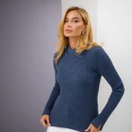 Basic jumper in indigo color 2707 BELLISE