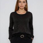 Кофта чорна блискуча святкова  Z-SW-4868-L-realiz
