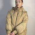 Puffer jacket woman warm mustard Kelrebek