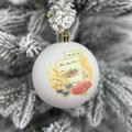 A patriotic New Year's ball with a towels. 31 см
