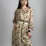 Сукня шифонова бежева Petro Soroka