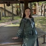 Сукня-вишиванка жіноча лляна Смарагд EMBROIDERED GEM