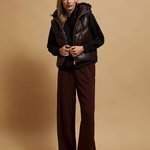 Women's warm eco-leather vest Z-KA-4205 MOODO
