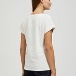 White T-shirt printed MOODO