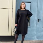 Petro Soroka black knitted dress