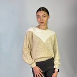 Светр жіночий молочно-бежевий RHNU106A