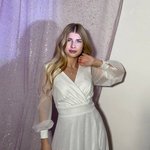 White festive dress