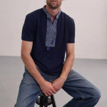 Embroidered men's T-shirt Cossack MEREZHKA