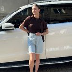 Dekploy blue denim shorts