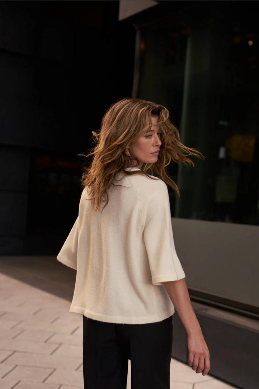 Women's white sweater