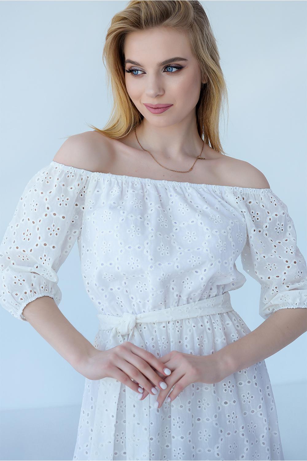 Сукня з прошви біла Hardy