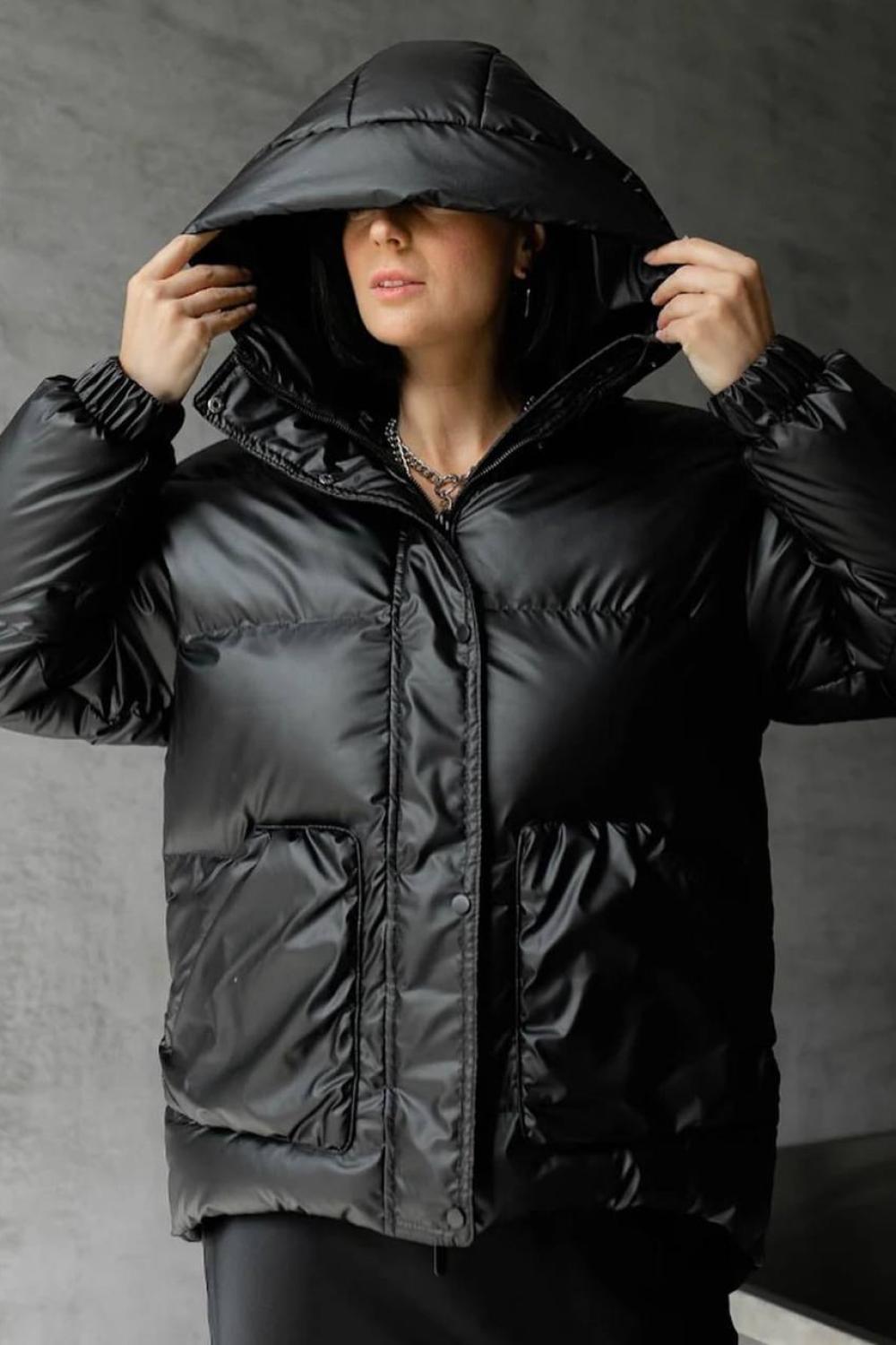Black winter jacket