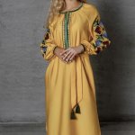 Сукня-вишиванка жовта Ксенія SVARGA