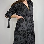 Van Girls 004 Graphite Midi Dress