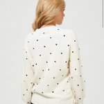 Sweater white with dots Moodo Z-SW-3327