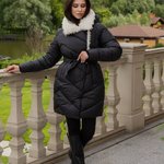 Jacket in black color
