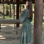 Сукня-вишиванка жіноча лляна Смарагд EMBROIDERED GEM