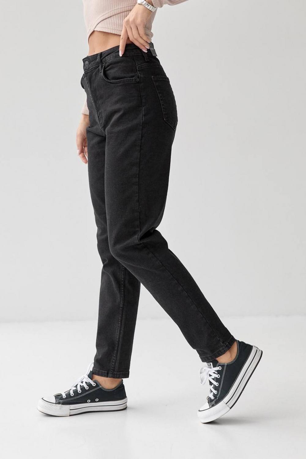 Джинси MOM Fit чорні 391_700 Woman Denim