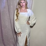 Milk fitted midi dress
