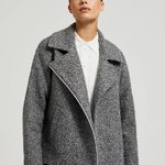An elegant gray lined jacket