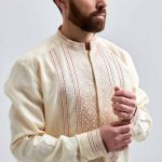 Вишиванка чоловіча бежева