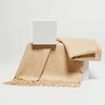A beige  scarf