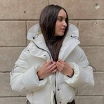 Ecru short vest jacket