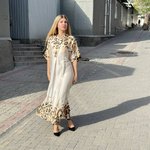 Сукня літня максі леопардова