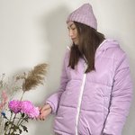 Jacket women's warm lilac JB001 DIAS