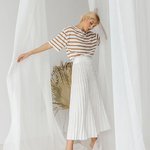 Топ трикотажний в полоску Bellise 1683