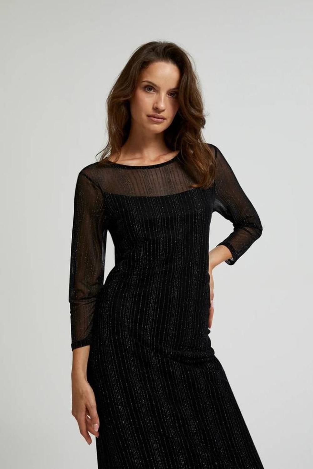 Black sequin mini dress Z-SU-4537-L-realiz