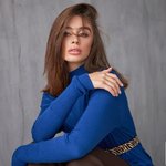 Джемпер з розрізами синій 2442 BELLISE