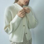 Milky cardigan sweater Susan STIMMA