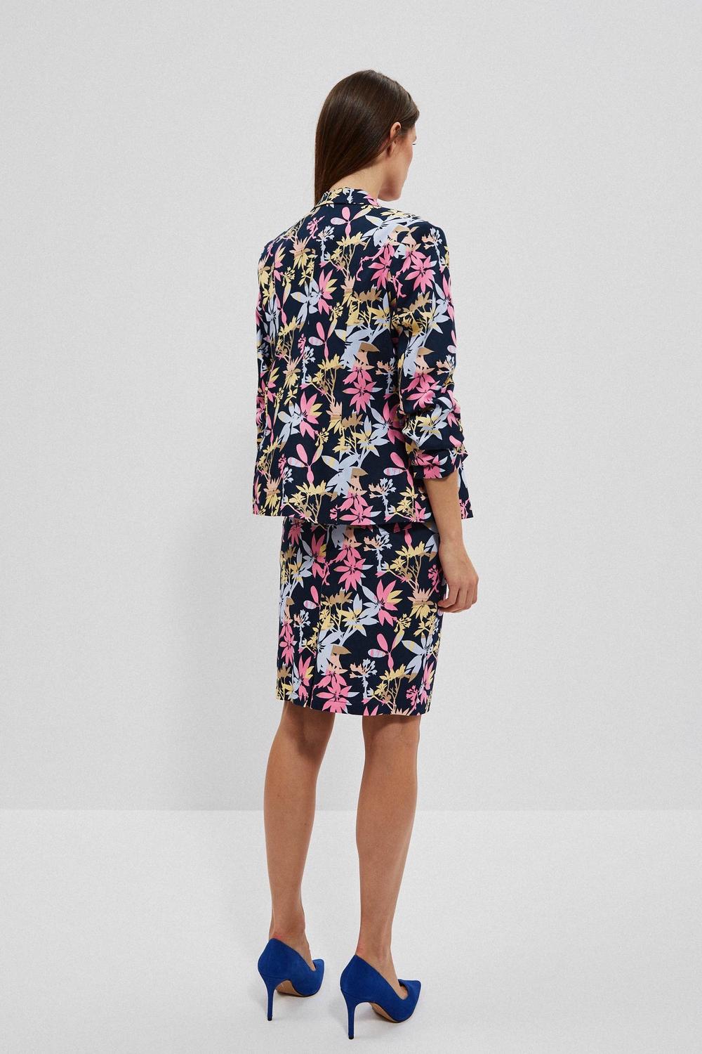 Jacket printed short sleeve Moodo L-MR-4012