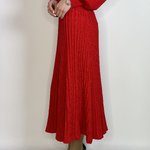 Skirt knitted red Marina V FW22-600