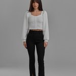 Trousers classic with slits 498 ROY