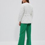 Jacket quilted women's spring white L-KU-4008 MOODO