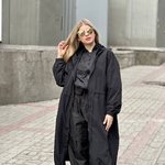 Плащ чорний